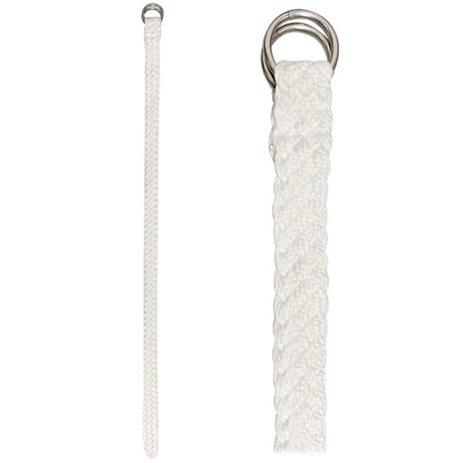 [4586] Correa Crochet Blanco