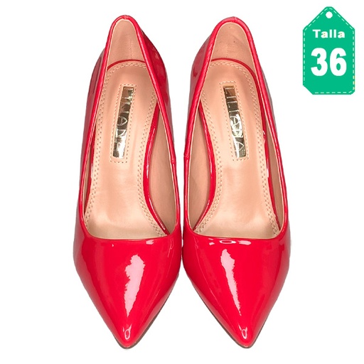 [4634] Tacones Liliana Rojo- 36