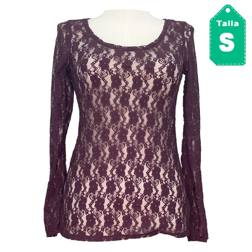 [4658] Blusa Express Vino- S