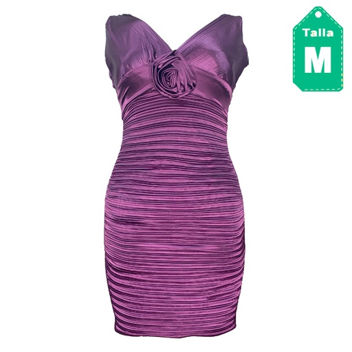 [4654] Vestido Vava Voom Morado- M