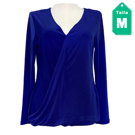 [4665] Blusa Banana Republic Azul Rey- M