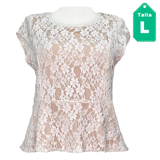 [4664] Blusa The Limited Beige- L