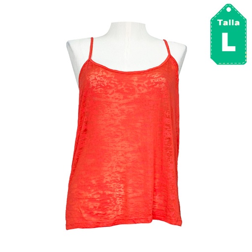 [4695] Blusa Color Story Naranja- L