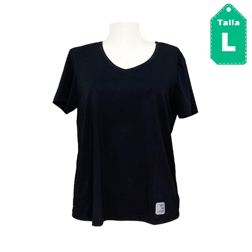 [4693] Camiseta Crivit Negro- L