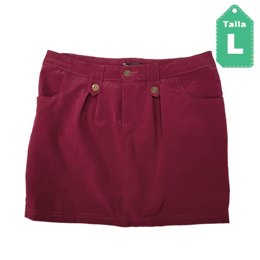 [4680] Falda TRK Vinotinto- M