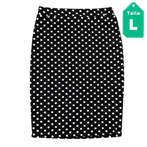 [4698] Falda Top Model Lunares- L