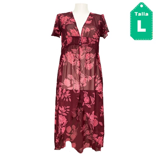 [4703] Salida de Baño Artesano Floral- L