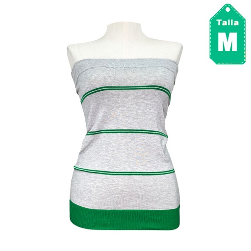 [4685] Top BBSP Gris y Verde- M