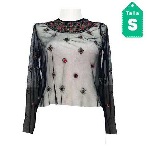 [4728] Blusa Zara Floral- S