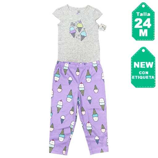 [4721] Conjunto Carter´s Estampado- 24M