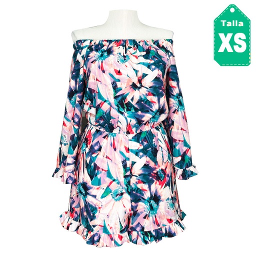 [4735] Jumper Nicole Hiller Floral- XS
