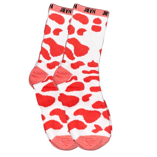 [4739] Medias Vintage Jieyn Animal Print Coral- 35/38