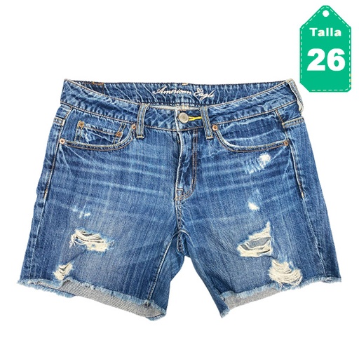 [4908] Bermuda American Eagle Jeans Prelavado- 26