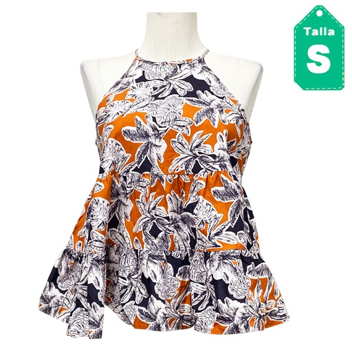 [4931] Blusa Primark Floral- S