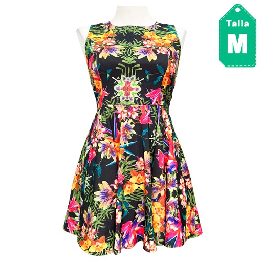 [4917] Vestido Sans Souci Floral- M