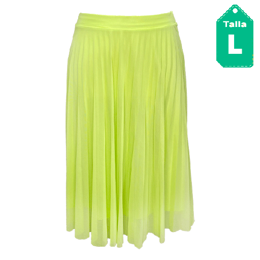 [4943] Falda Verde Neon- L