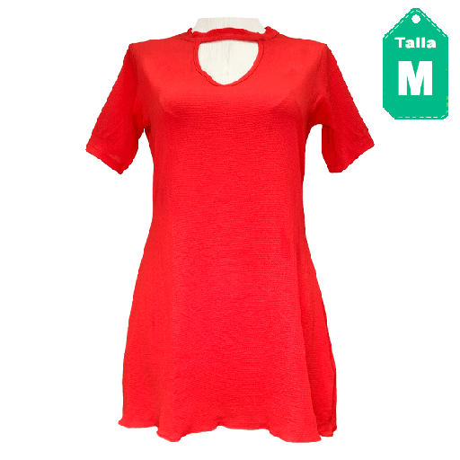 [4950] Vestido Amaranta Rojo Coral- M
