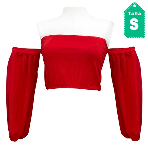 [4961] Crop Top Sofia´s Rojo- S