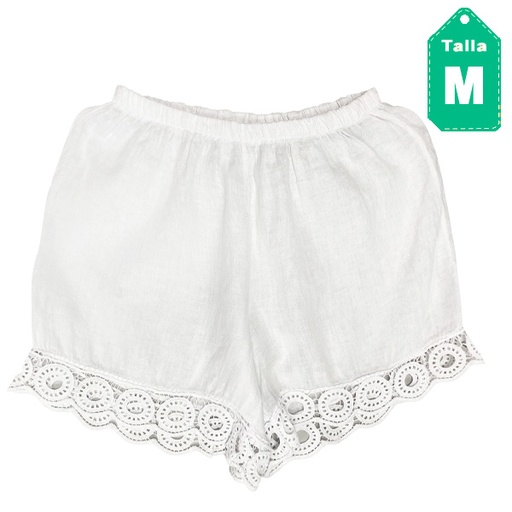 [4985] Short Blanco- M