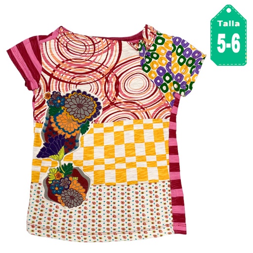 [5008] Blusa Desigual Estampado- 5/6