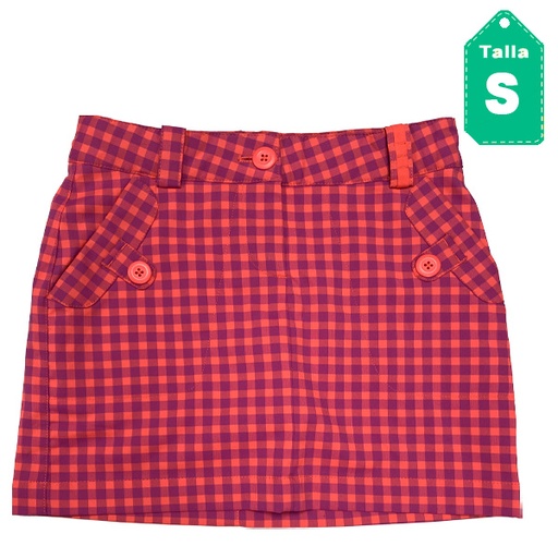 [5013] Falda NikeGolf Cuadros- S