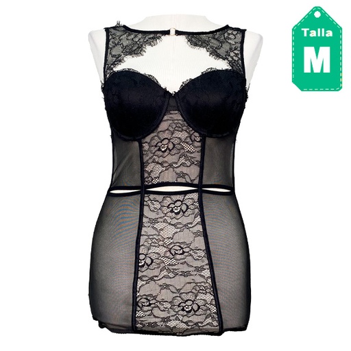 [5077] Baby Dolls French Affair Negro- M