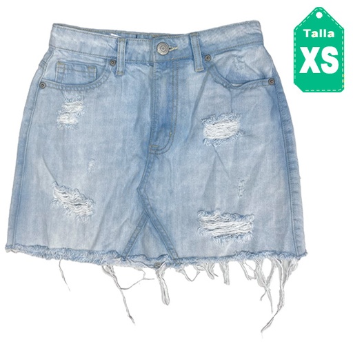 [5083] Falda Aeropostale Jeans- XS