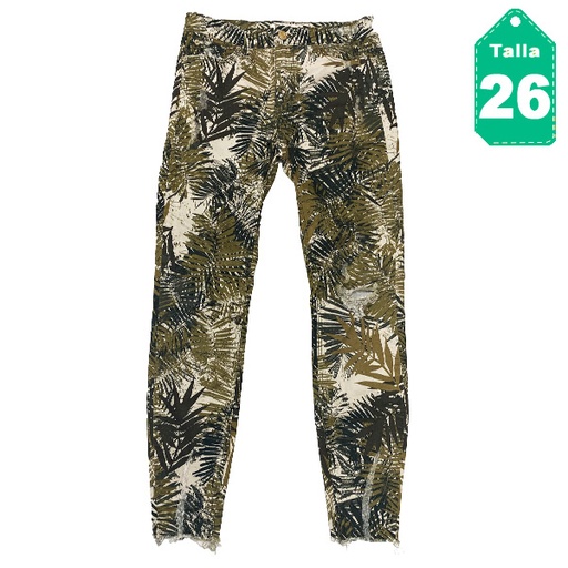 [5123] Pantalon Stradivarius Estampado- 26