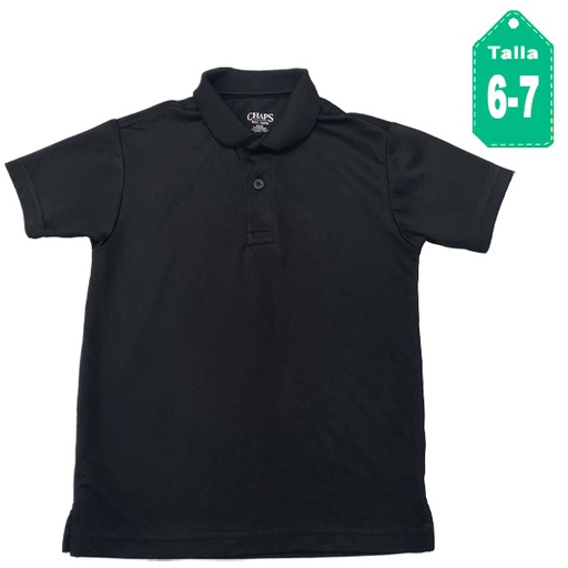 [5127] Chemise Chaps Negro- 6/7
