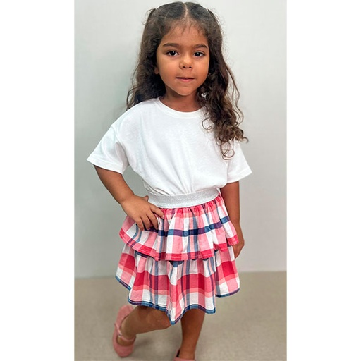 [5134] Falda Joe Fresh Cuadros- 3