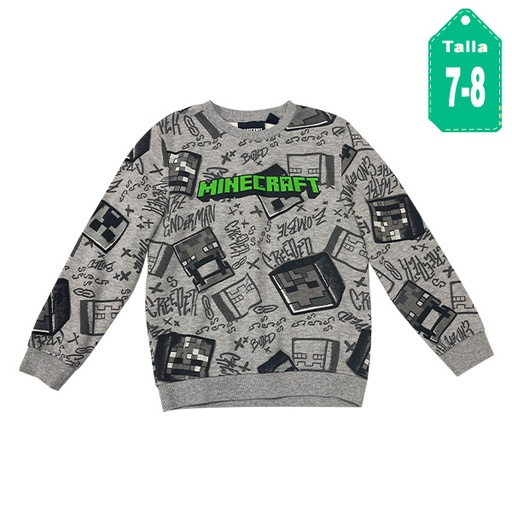 [5152] Sweater Minecraft Estampado- 7/8