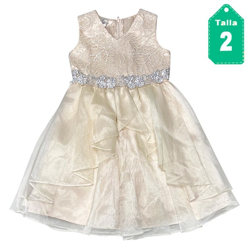 [5151] Vestido Kids Collection Nude- 2
