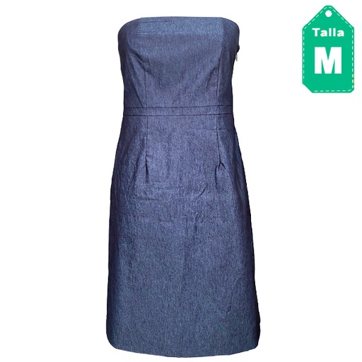 [5161] Vestido Merona Azul Oscuro- M
