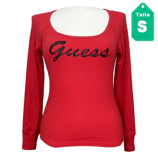 [5193] Blusa Guess Rojo- S