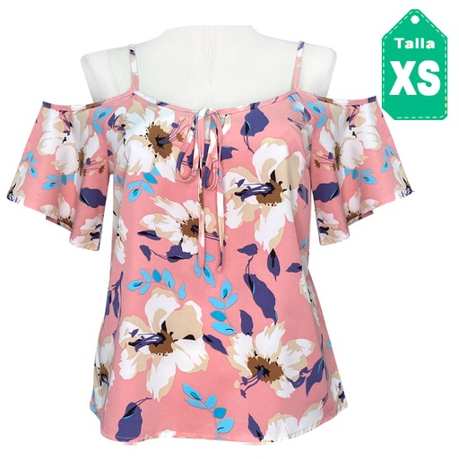 [5188] Blusa Shein Floral- XS
