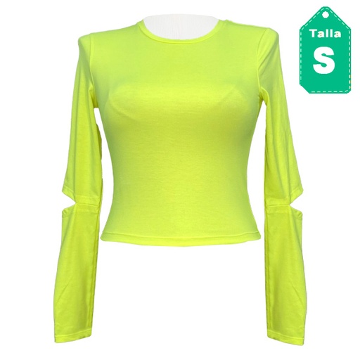 [5194] Blusa Tally Weijl Amarillo Neon- S