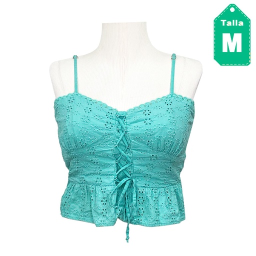 [5220] Crop Top Wild Fable Turquesa- M