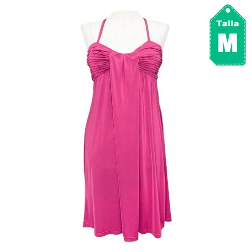 [5233] Vestido Orange Magenta- M