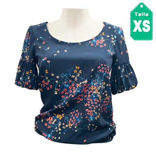 [5277] Blusa Zara Floral- XS