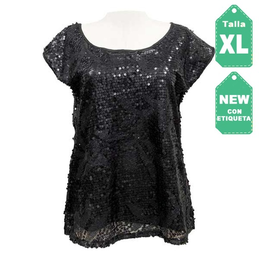 [5303] Blusa Faith Lentejuelas- XL