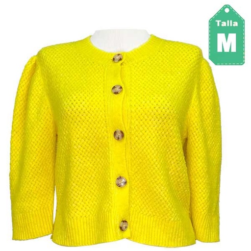 [5332] Sweater Zara Amarillo- M