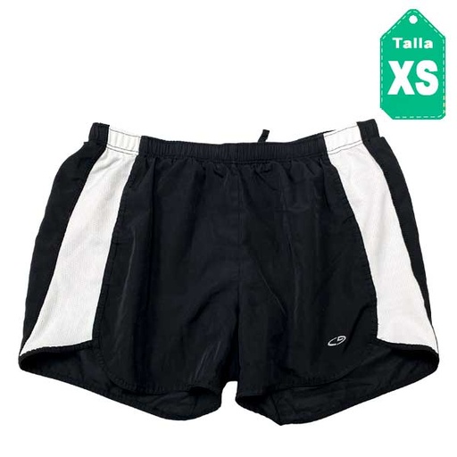 [5364] Short Champion Negro- XS