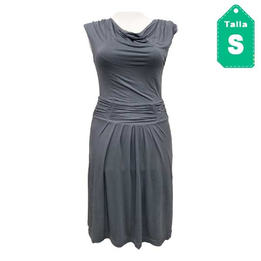 [5377] Vestido TrueTrue Gris- S