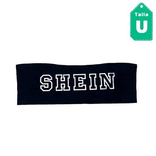 [5409] Crop Top Shein Negro- Unica