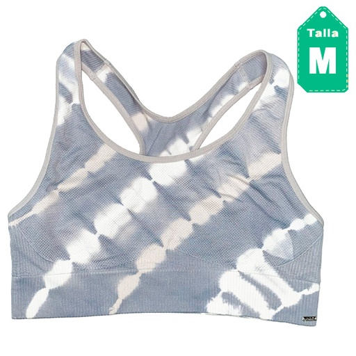 [5398] Top Deportivo Pink Estampado- L
