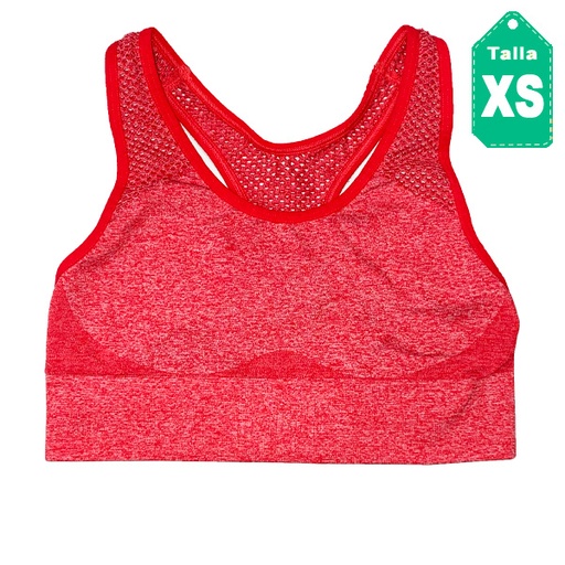 [5426] Top Deportivo Pink Rojo- XS