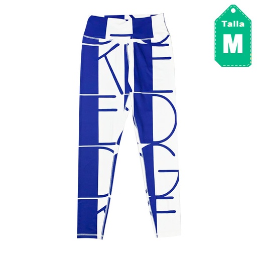 [5452] Leggins Shein Blanco y Azul Marino- M