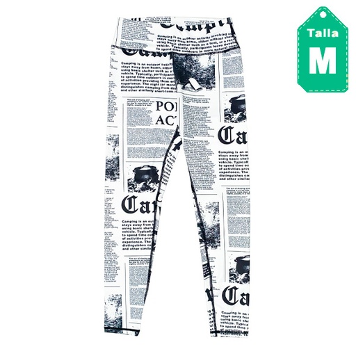 [5460] Leggins Shein Blanco y Negro- M