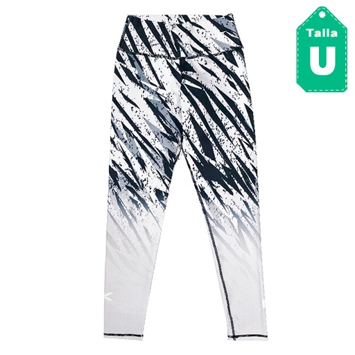[5476] Leggins Kyrios Gris y Negro- Unica