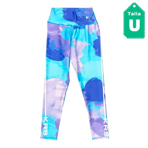 [5483] Leggins Kyrios Lila y Turquesa- Unica